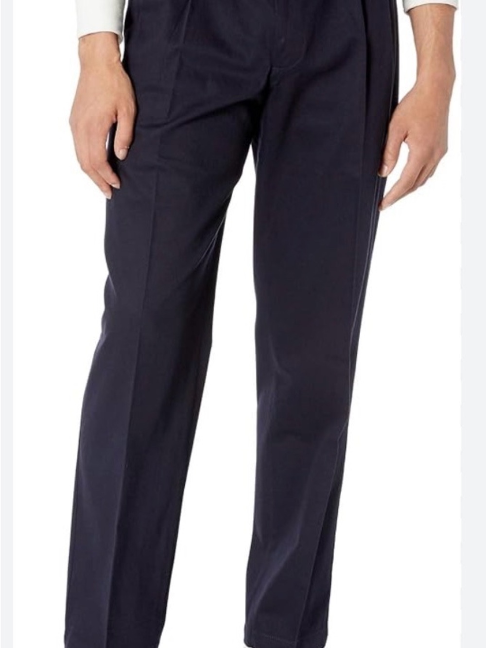 Dockers Black Chinos with Cream Interior Label